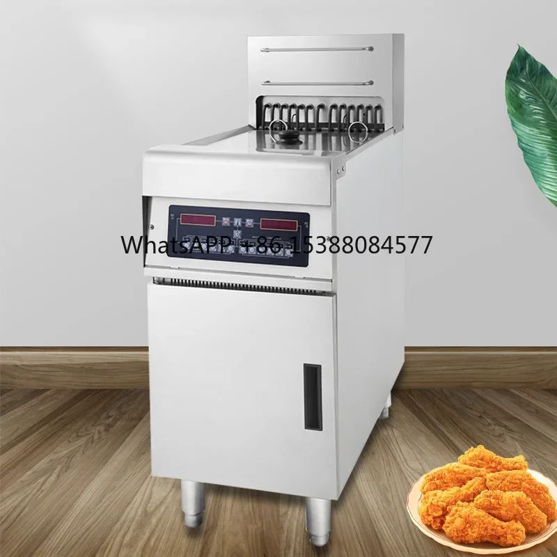28L Vertical Electric Chicken Steaks Fryer Constant Temperature Fryer Stall Fried Dough Stick Machine Fried String Machine
28L Vertical Electric Chicken Steaks Fryer Constant Temperature Fryer Stall Fried Dough Stick Machine Fried String Machine