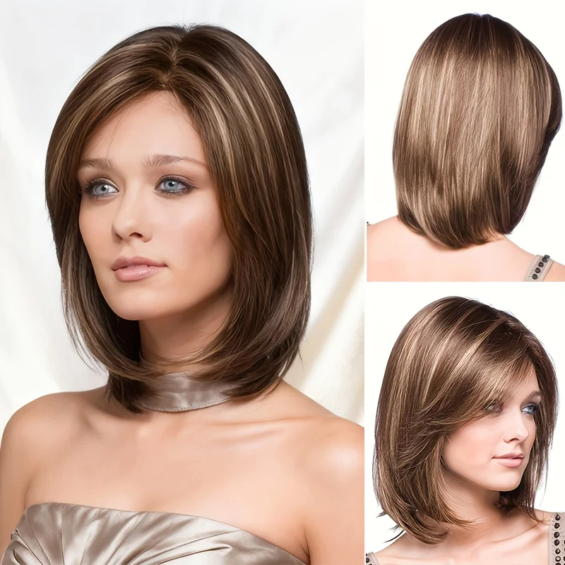 Популярный вариант: модный женский парик для студенток, 1 шт., с полной чалмой, с боковым пробором, из термостойкого синтетического волокна.
Популярный вариант: модный женский парик для студенток, 1 шт., с полной чалмой, с боковым пробором, из термостойкого синтетического волокна.