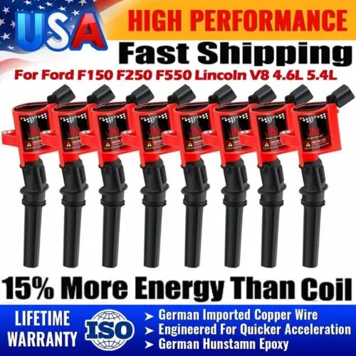 8 DG508 Ignition Coil Pack For Ford F150 Expedition 2000 2001 2002-2004 4.6/5.4L
8 DG508 Ignition Coil Pack For Ford F150 Expedition 2000 2001 2002-2004 4.6/5.4L