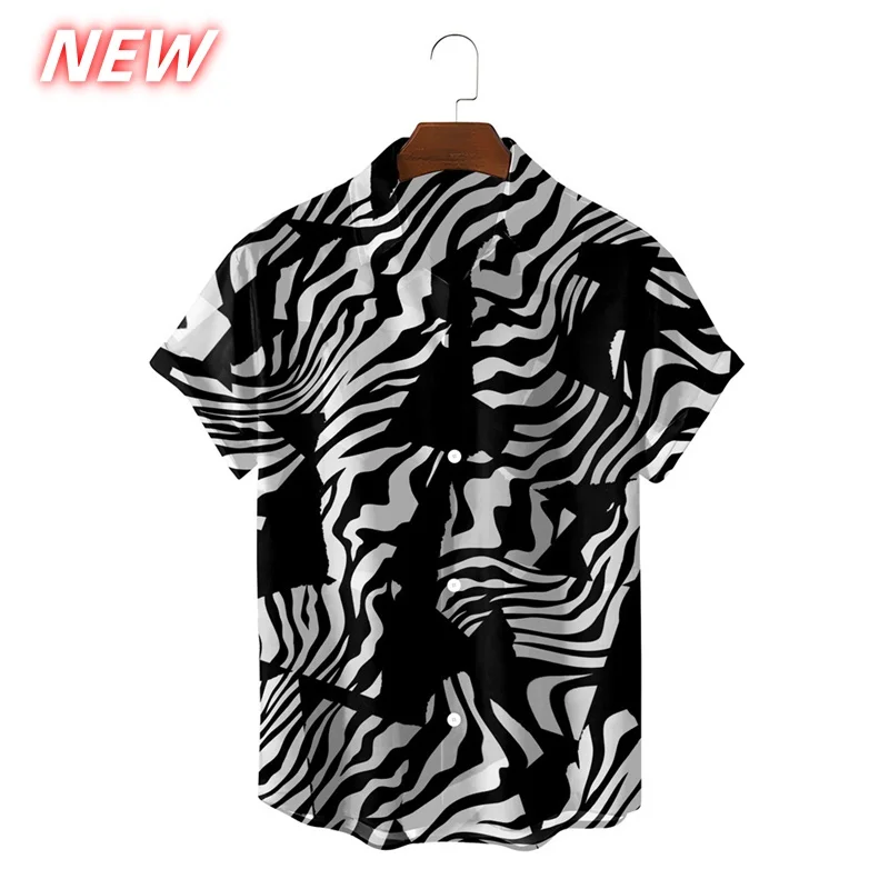Zebra Stripe Graphic Hawaiian Shirt For Men Colorful Fun 3D Printed Aloha Shirts Summer Casual Short Sleeve Blouse Lapel Tops
Zebra Stripe Graphic Hawaiian Shirt For Men Colorful Fun 3D Printed Aloha Shirts Summer Casual Short Sleeve Blouse Lapel Tops