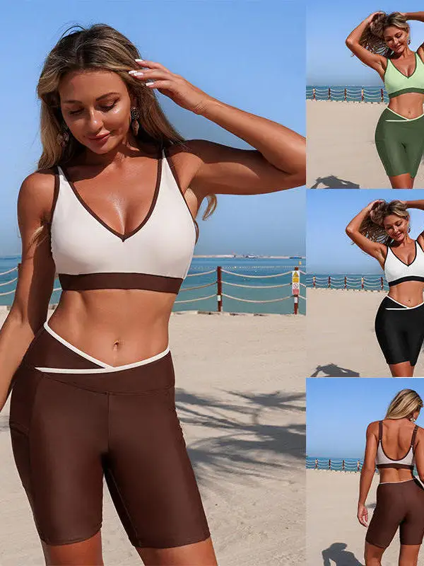 Новый женский комплект для йоги и плавания 2026: бикини, топ с защитой от солнца, плавки и накидка. Бренд Diliflyer.
Новый женский комплект для йоги и плавания 2026: бикини, топ с защитой от солнца, плавки и накидка. Бренд Diliflyer.