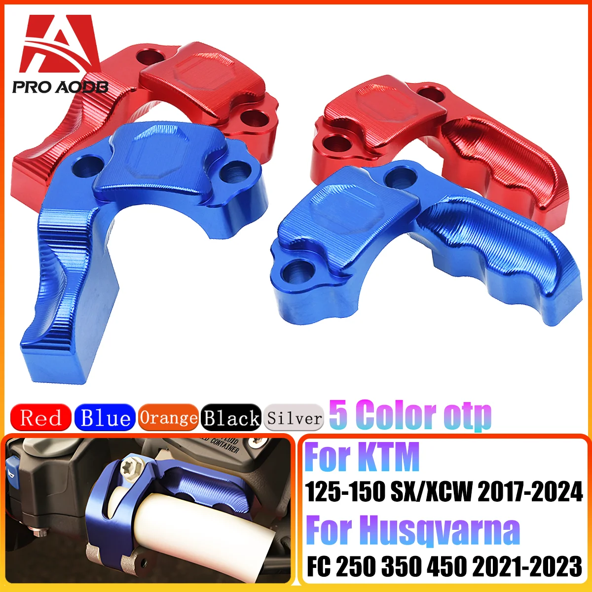CNC Aluminum motorcycle retrofitting master cylinder protective cover for KTM 250 300 350 400 450 500 SX SXF XCW 2014-2023 2024
CNC Aluminum motorcycle retrofitting master cylinder protective cover for KTM 250 300 350 400 450 500 SX SXF XCW 2014-2023 2024