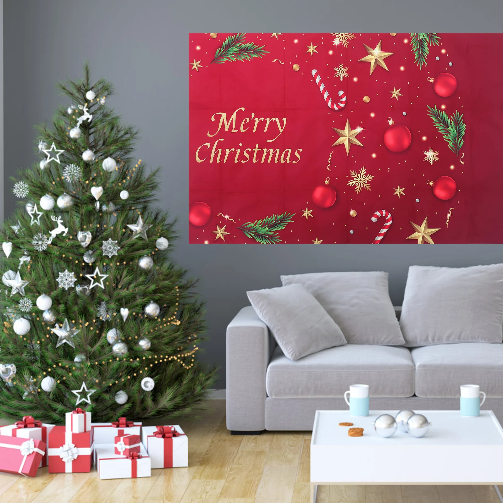 Christmas Wall Decoration Backdrop Cloth Photo Background Xmas Decorative Banner Party Festive Holiday Home Christmas Theme
Christmas Wall Decoration Backdrop Cloth Photo Background Xmas Decorative Banner Party Festive Holiday Home Christmas Theme