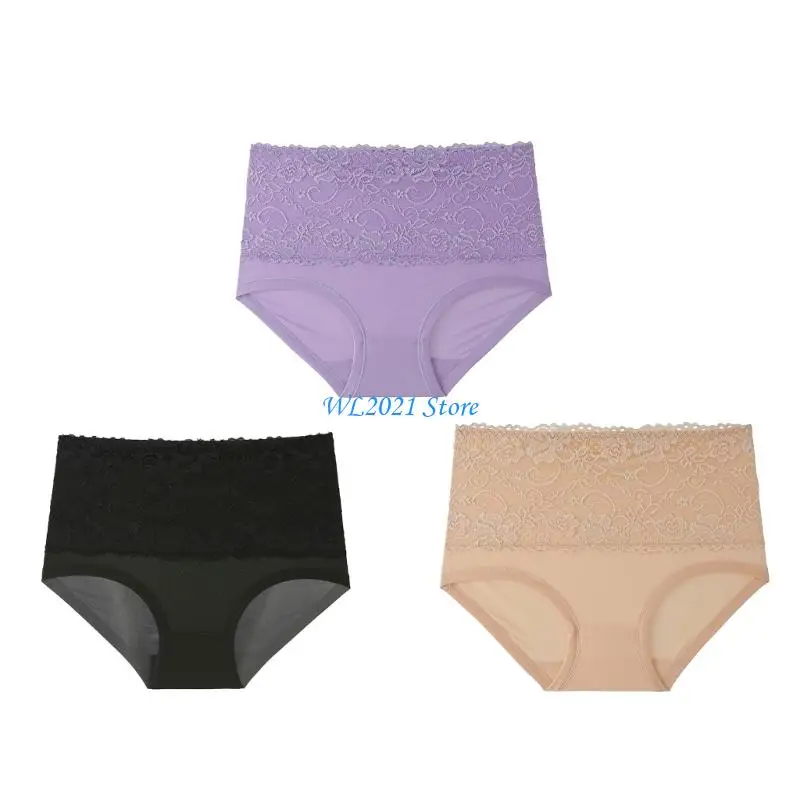 G5GC Tummy Controls High Waist Underwear for Women Lace Ladies Briefs Soft Full Coverage Panties Soft Underpants
G5GC Tummy Controls High Waist Underwear for Women Lace Ladies Briefs Soft Full Coverage Panties Soft Underpants