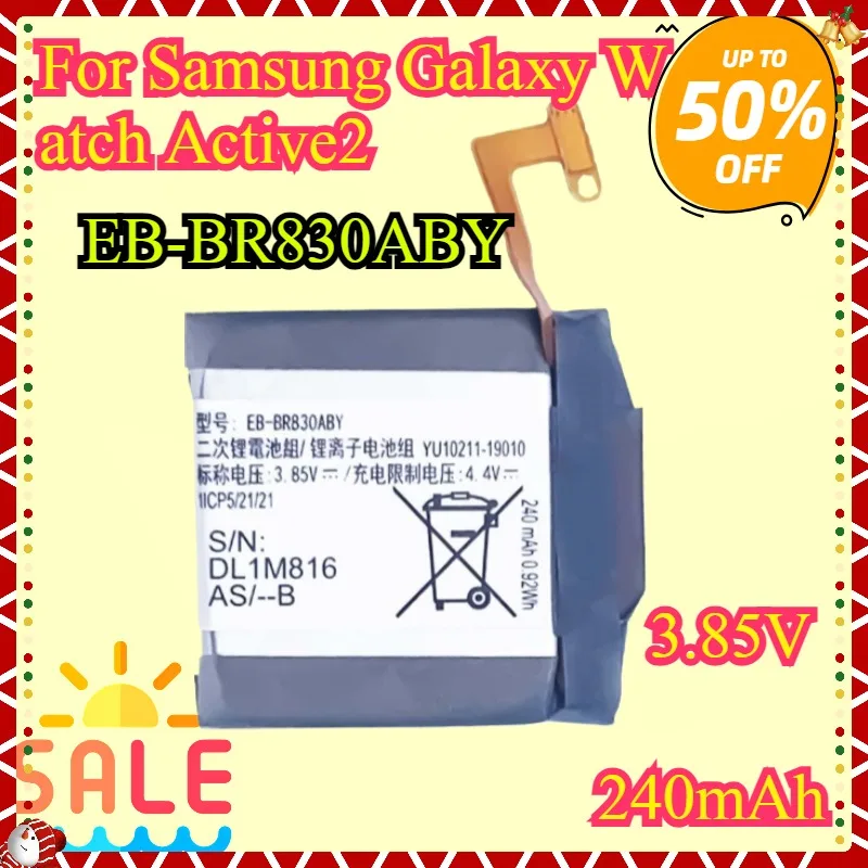 NEW Replacement Watch Battery EB-BR830ABY For Samsung Galaxy Watch Active2 40mm SM-R830 SM-R835 Galaxy Watch3 41mm SM-R850 R855
NEW Replacement Watch Battery EB-BR830ABY For Samsung Galaxy Watch Active2 40mm SM-R830 SM-R835 Galaxy Watch3 41mm SM-R850 R855