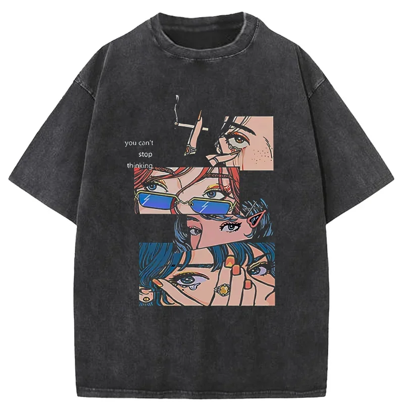 Black T-shirt for Men Harajuku Hip Hop Casual Loose T Shirt Streetwear Japanese Anime Cartoon Print Retro y2k Clothes Tops
Black T-shirt for Men Harajuku Hip Hop Casual Loose T Shirt Streetwear Japanese Anime Cartoon Print Retro y2k Clothes Tops