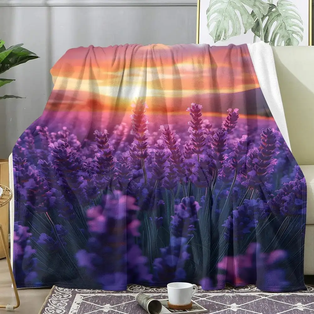 Lavender Throw Soft Flannel AC Blanket Lightweight Summer Nap Throw Cozy Blanket for Sofa Bed Travel Home
Lavender Throw Soft Flannel AC Blanket Lightweight Summer Nap Throw Cozy Blanket for Sofa Bed Travel Home