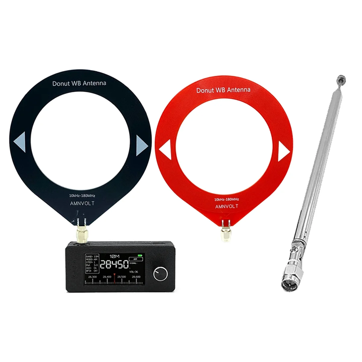 AB01 SI4732 Mini Radio Receiver 10KHz-180MHz+Antenna Kit SW LW AM FM SSB SI4732 Radio Portable Shortwave Radio Receiver
AB01 SI4732 Mini Radio Receiver 10KHz-180MHz+Antenna Kit SW LW AM FM SSB SI4732 Radio Portable Shortwave Radio Receiver