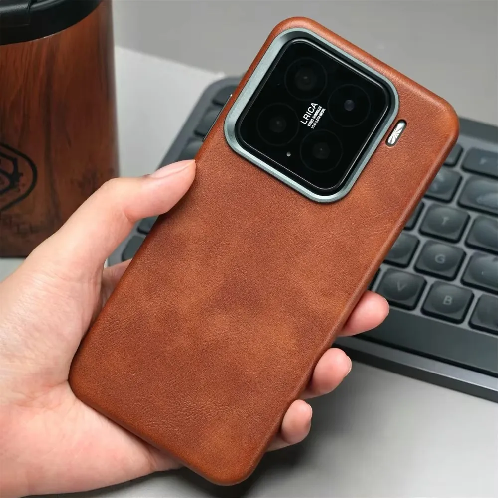 Matte Retro Leather Magsafe Phone Case For Xiaomi 15 14 Pro Magnetic Wireless Charging Alloy Lens Shockproof Cover for Mi 15pro
Matte Retro Leather Magsafe Phone Case For Xiaomi 15 14 Pro Magnetic Wireless Charging Alloy Lens Shockproof Cover for Mi 15pro
