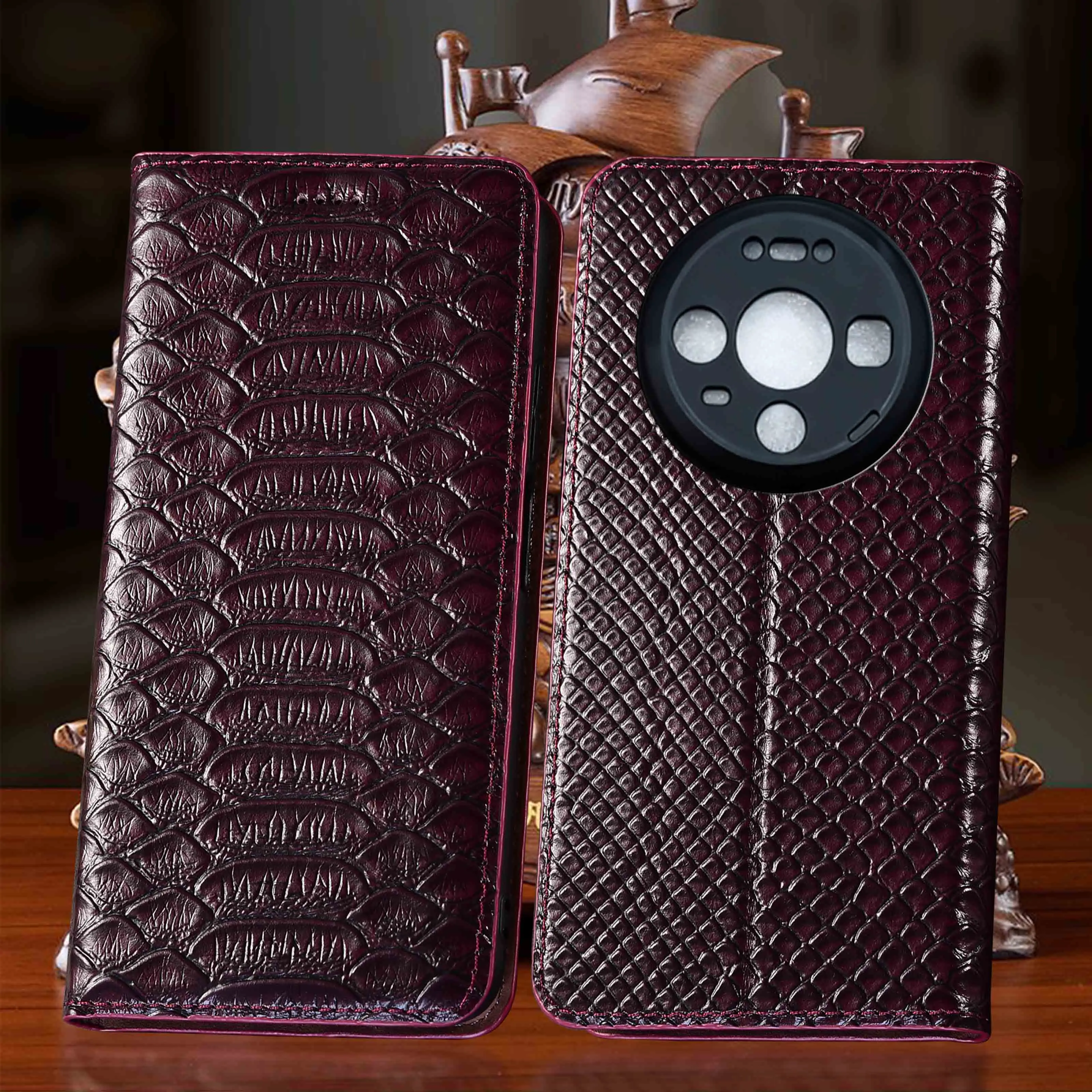 Genuine Leather Phone Case For HuaWei Mate 30 40 50 60 70 80 Pro Max Lite Plus RSR Python Pattern Flip Cover Case Cowhide NoSlip
Genuine Leather Phone Case For HuaWei Mate 30 40 50 60 70 80 Pro Max Lite Plus RSR Python Pattern Flip Cover Case Cowhide NoSlip
