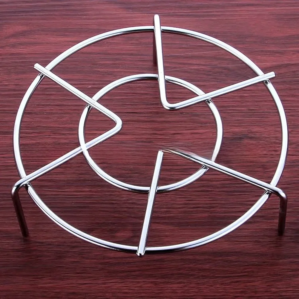 Easy Clean Cooking Rack Steamer Rack Steel Stand Sliver Steamer Rack 4mm Thick Wire Three-leg Design Foldable Design
Easy Clean Cooking Rack Steamer Rack Steel Stand Sliver Steamer Rack 4mm Thick Wire Three-leg Design Foldable Design
