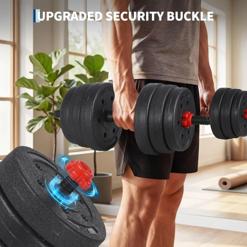 US Shipping Hot New Adjustable Dumbbell Set 21-66lbs 7 in 1 Free Weights for Home Gym Fitness Exercise for Men and Women
US Shipping Hot New Adjustable Dumbbell Set 21-66lbs 7 in 1 Free Weights for Home Gym Fitness Exercise for Men and Women