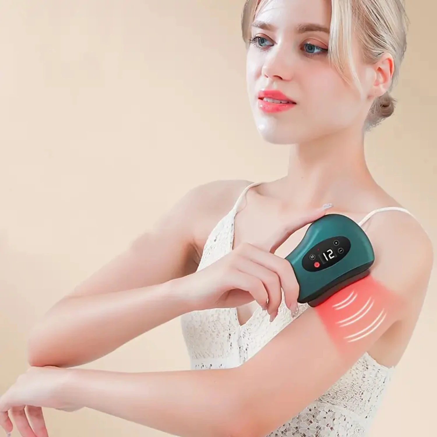 Electric Red Light Photothermal Scraping Device with Lymphatic Dredging Heating Function, Electric Bianstone Scraping Board for
Electric Red Light Photothermal Scraping Device with Lymphatic Dredging Heating Function, Electric Bianstone Scraping Board for