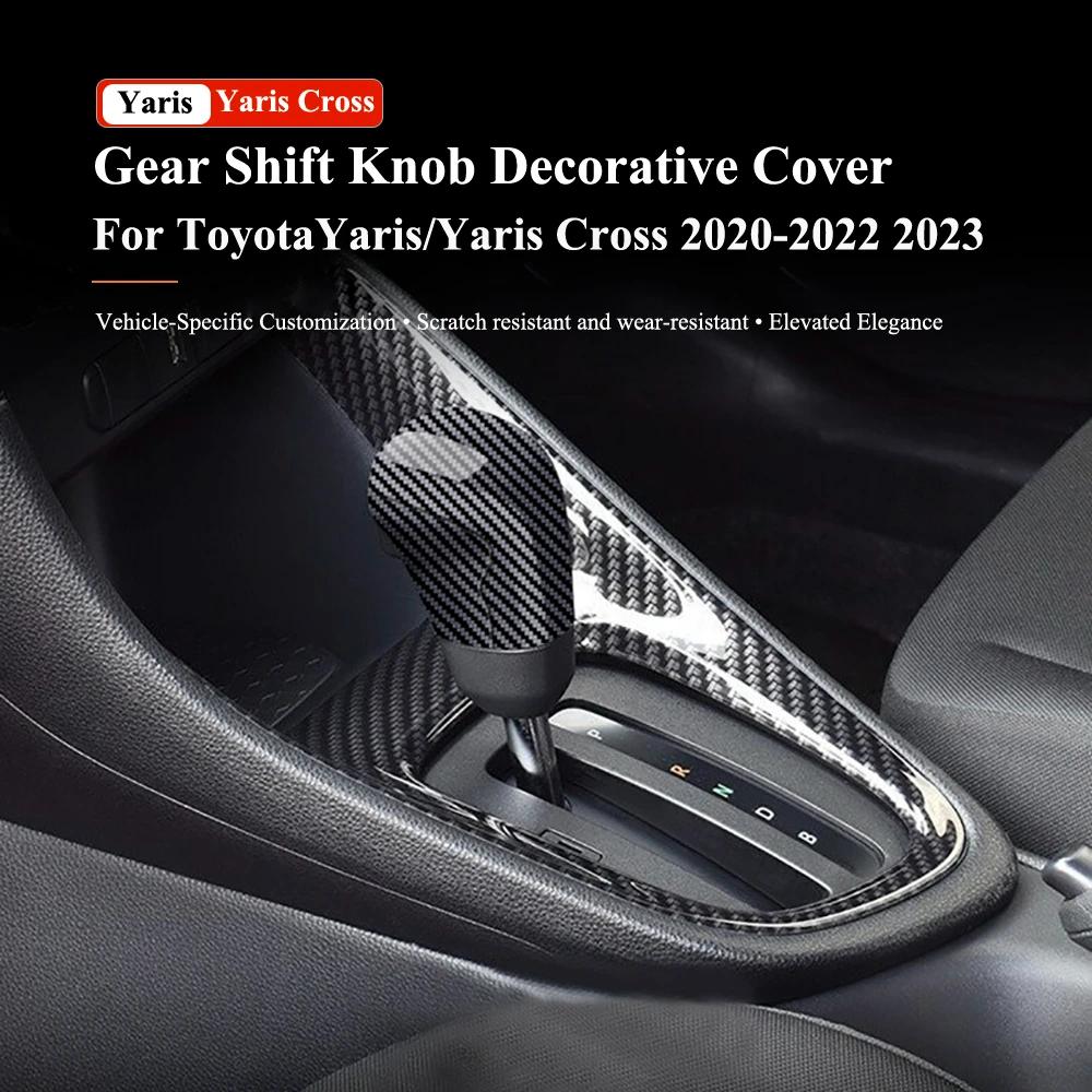 For Toyota Yaris / Yaris Cross 2020-2022 2023 Interior Accessories Carbon Fiber Car Gear Shift Knob Cover Handball Trim Sticker
For Toyota Yaris / Yaris Cross 2020-2022 2023 Interior Accessories Carbon Fiber Car Gear Shift Knob Cover Handball Trim Sticker