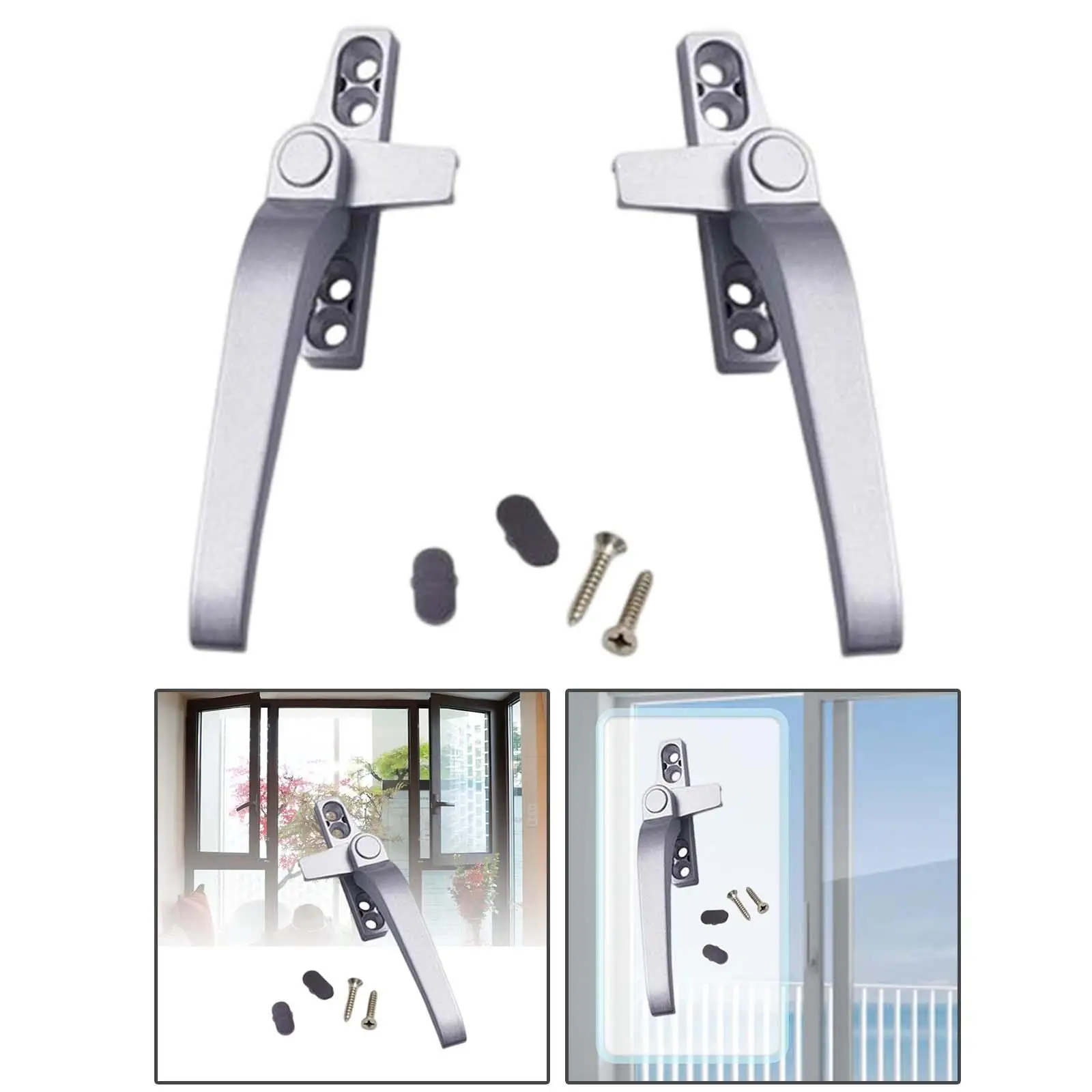 Universal Casement Locking Handle with Lock Handle Door Handle Replacement Window Handles
Universal Casement Locking Handle with Lock Handle Door Handle Replacement Window Handles