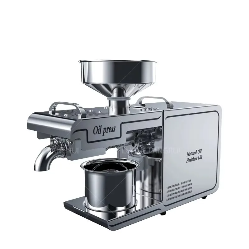 Best Automatic Mini Oil Press Ma chine Long-Life Home Use Cold Press for Sesame Sunflower Olive Soybean Oil
Best Automatic Mini Oil Press Ma chine Long-Life Home Use Cold Press for Sesame Sunflower Olive Soybean Oil
