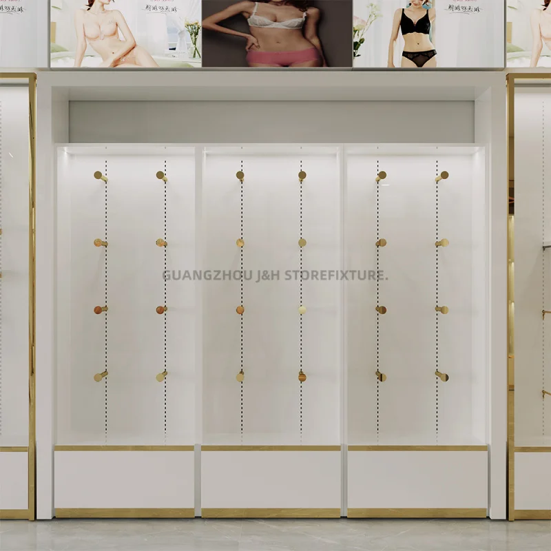 customized.OEM wall mounted underwear and bra display hanging standretail quality showcases lingerie shop rack
customized.OEM wall mounted underwear and bra display hanging standretail quality showcases lingerie shop rack