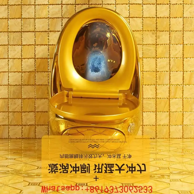 ertEuropean-style Golden Egg-shaped Toilet Creative Siphon Silent Pumping Gold-plated Deodorant Large-diameter Household Toilet
ertEuropean-style Golden Egg-shaped Toilet Creative Siphon Silent Pumping Gold-plated Deodorant Large-diameter Household Toilet