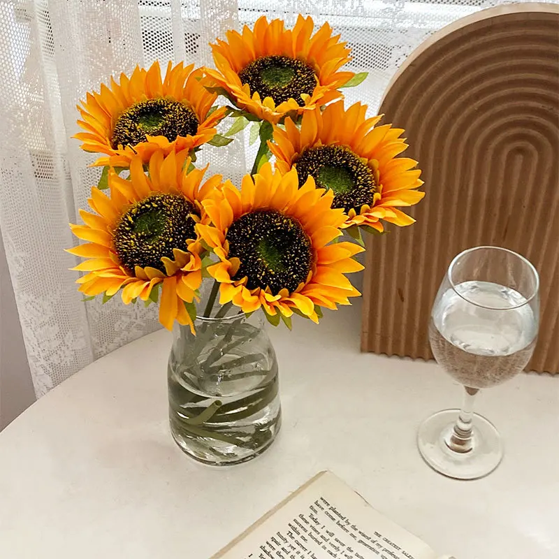 10Pc Artificial Sunflower Silk Flower Home Living Room Decoration Bouquet Wedding Christams Party Layout Flore Photography Props
10Pc Artificial Sunflower Silk Flower Home Living Room Decoration Bouquet Wedding Christams Party Layout Flore Photography Props