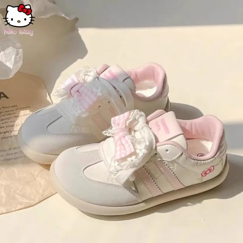Sanrio новая тренировочная обувь «Hello Kitty» для девочек Moral, повседневная удобная детская спортивная обувь с цветными блоками и бабочками в стиле аниме Kawaii
Sanrio новая тренировочная обувь «Hello Kitty» для девочек Moral, повседневная удобная детская спортивная обувь с цветными блоками и бабочками в стиле аниме Kawaii