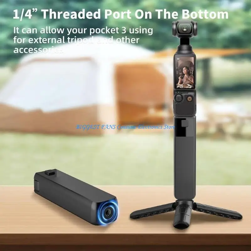 Portable Battery Handle Camera Grip Featuring 1/4Inch Thread Mount Fast And Double Device Charging Capability
Portable Battery Handle Camera Grip Featuring 1/4Inch Thread Mount Fast And Double Device Charging Capability