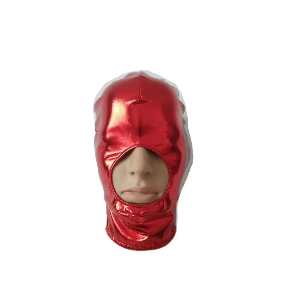 Custom made Halloween cosplay Adults Shiny Metallic Hood Mask open mouth and nose
Custom made Halloween cosplay Adults Shiny Metallic Hood Mask open mouth and nose