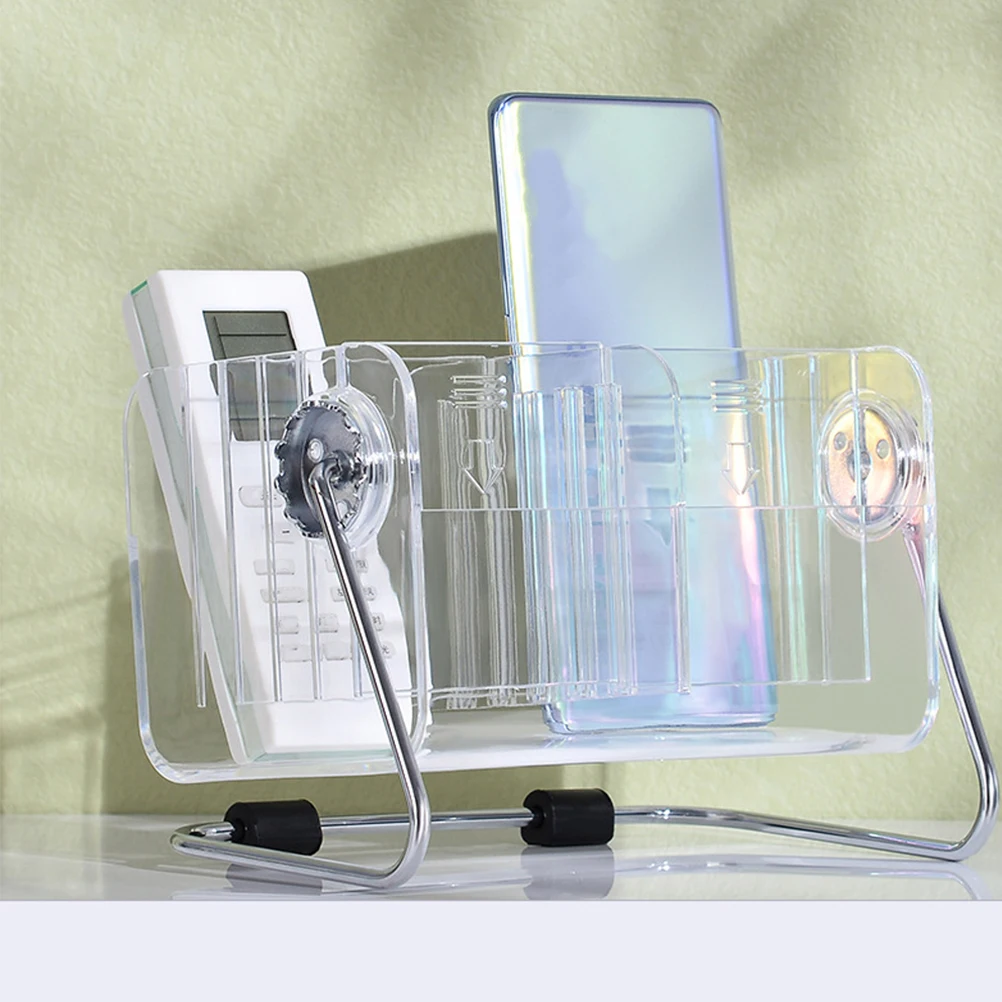 Acrylic Storage Desk ganizer Clear Metal Base Remote Holder Multi Grid Desktop Storage Box Makeup Container Stationery
Acrylic Storage Desk ganizer Clear Metal Base Remote Holder Multi Grid Desktop Storage Box Makeup Container Stationery