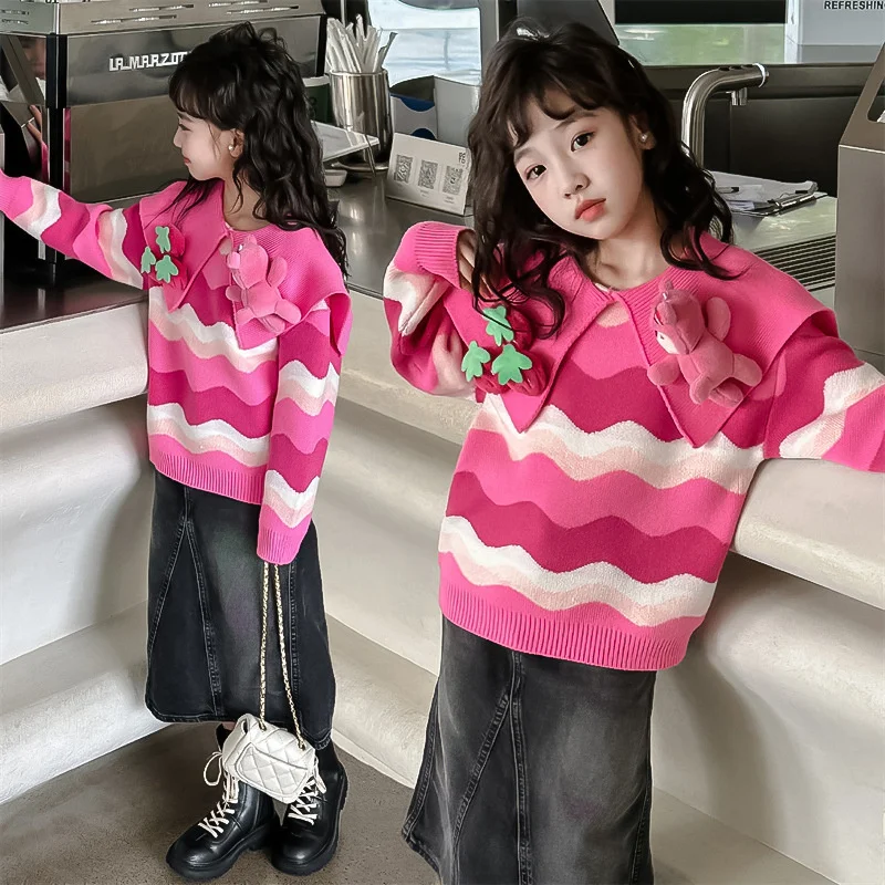 Girls Sweater Wool Coat Kids Tops Knitting 2023 Classic Thicken Warm Winter Autumn Toddler Cottons Pullover Children's Clothing
Girls Sweater Wool Coat Kids Tops Knitting 2023 Classic Thicken Warm Winter Autumn Toddler Cottons Pullover Children's Clothing