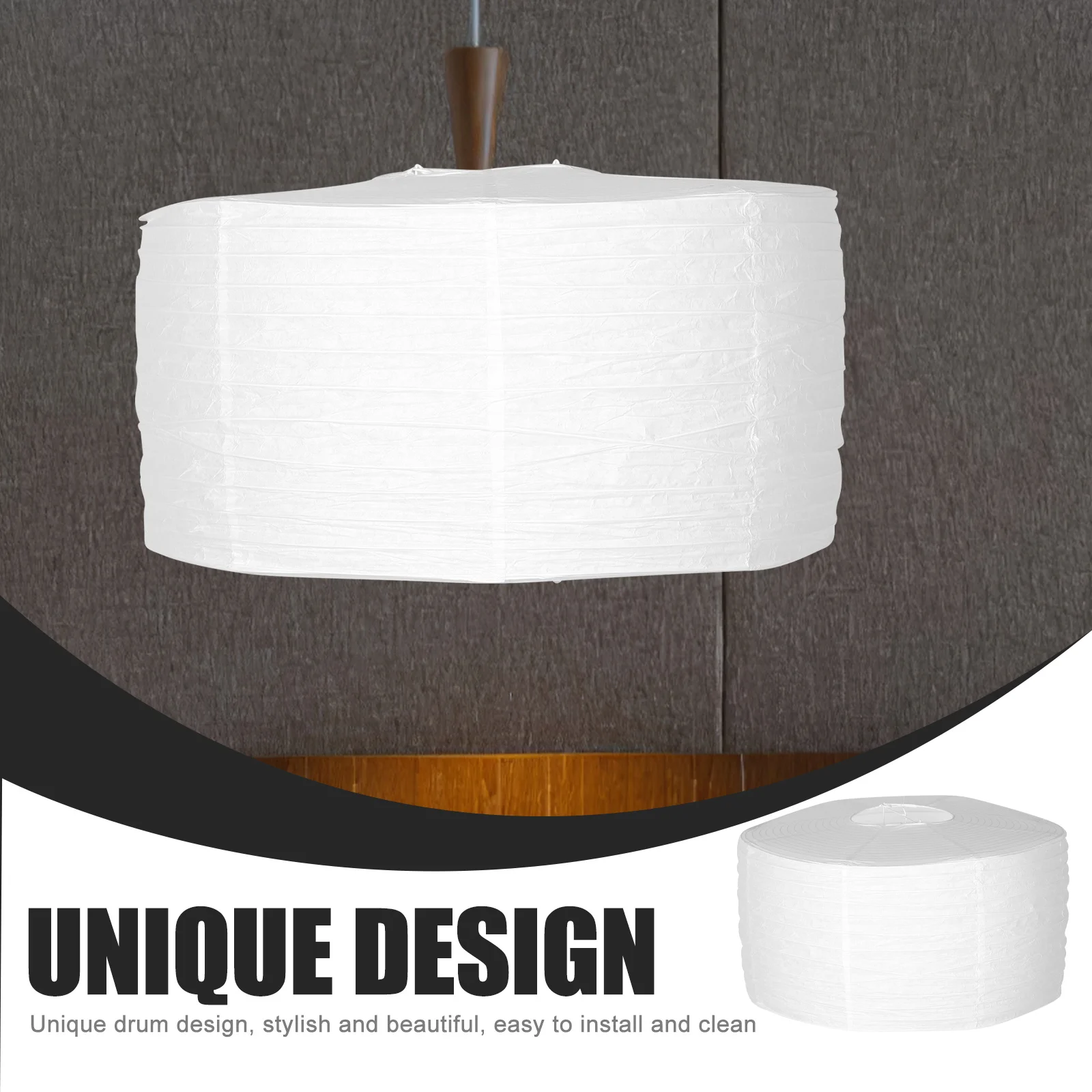 1pcs Drum Shaped Paper Lantern Ceiling Lamp Shade E27 Socket Modern Light Cover For Living Room Bedroom Study Chandelier
1pcs Drum Shaped Paper Lantern Ceiling Lamp Shade E27 Socket Modern Light Cover For Living Room Bedroom Study Chandelier