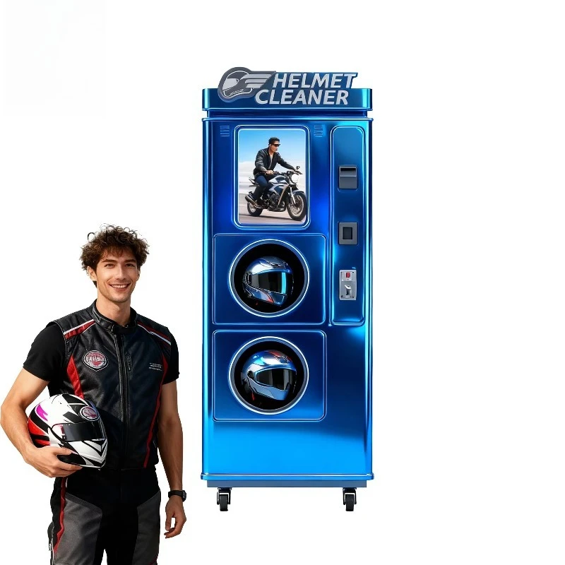 Smart Self Automatic Helmet Cleaning Vending Machine Dry Cleaning Deodorizing Customized For Motorcycle Helmet Maintenance
Smart Self Automatic Helmet Cleaning Vending Machine Dry Cleaning Deodorizing Customized For Motorcycle Helmet Maintenance