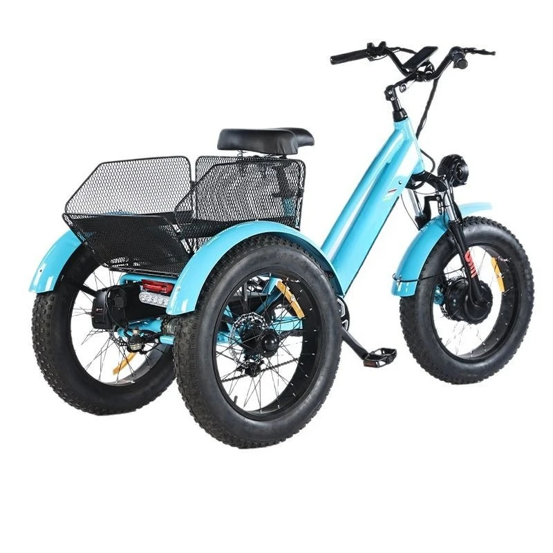 Electric power tricycle New snow land electric tricycle Off-road wide-wheel pedal battery car
Electric power tricycle New snow land electric tricycle Off-road wide-wheel pedal battery car