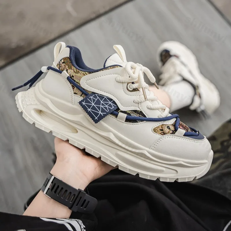 Autumn Niche Men's Low Top Thick Soled Casual Sports Shoes 2025 New Fashion Trend Versatile Comfortable Non Slip Chunky Sneakers
Autumn Niche Men's Low Top Thick Soled Casual Sports Shoes 2025 New Fashion Trend Versatile Comfortable Non Slip Chunky Sneakers