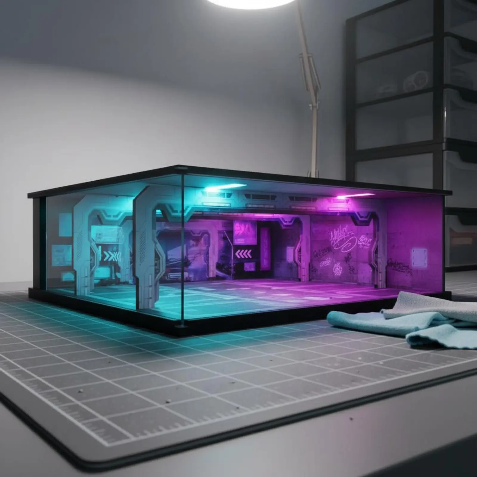 Glowing-Noir Parking Garage Display Scene DIY Assembly Underground Garage Scene Model Hobby Supply for Hobbyists
Glowing-Noir Parking Garage Display Scene DIY Assembly Underground Garage Scene Model Hobby Supply for Hobbyists