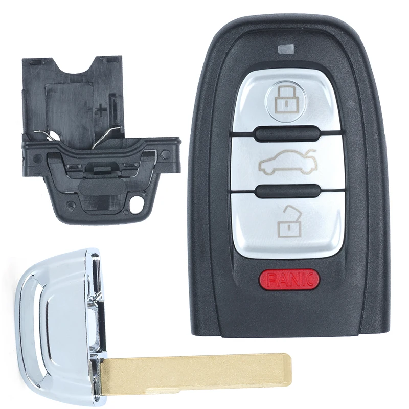 Чехол KEYECU 3 с 4 кнопками для Audi A3 A4 A5 A6 A8 Quattro Q5 Q7 Q8 S4 S5 с автоматическим умным пультом дистанционного управления, сменный чехол для брелока
Чехол KEYECU 3 с 4 кнопками для Audi A3 A4 A5 A6 A8 Quattro Q5 Q7 Q8 S4 S5 с автоматическим умным пультом дистанционного управления, сменный чехол для брелока
