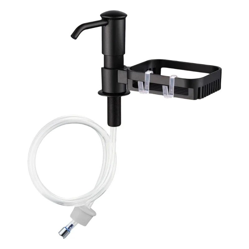 Soap Dispenser with Extension Tube set ABS Soap Pumps with Tube for Kitchen Sink
Soap Dispenser with Extension Tube set ABS Soap Pumps with Tube for Kitchen Sink