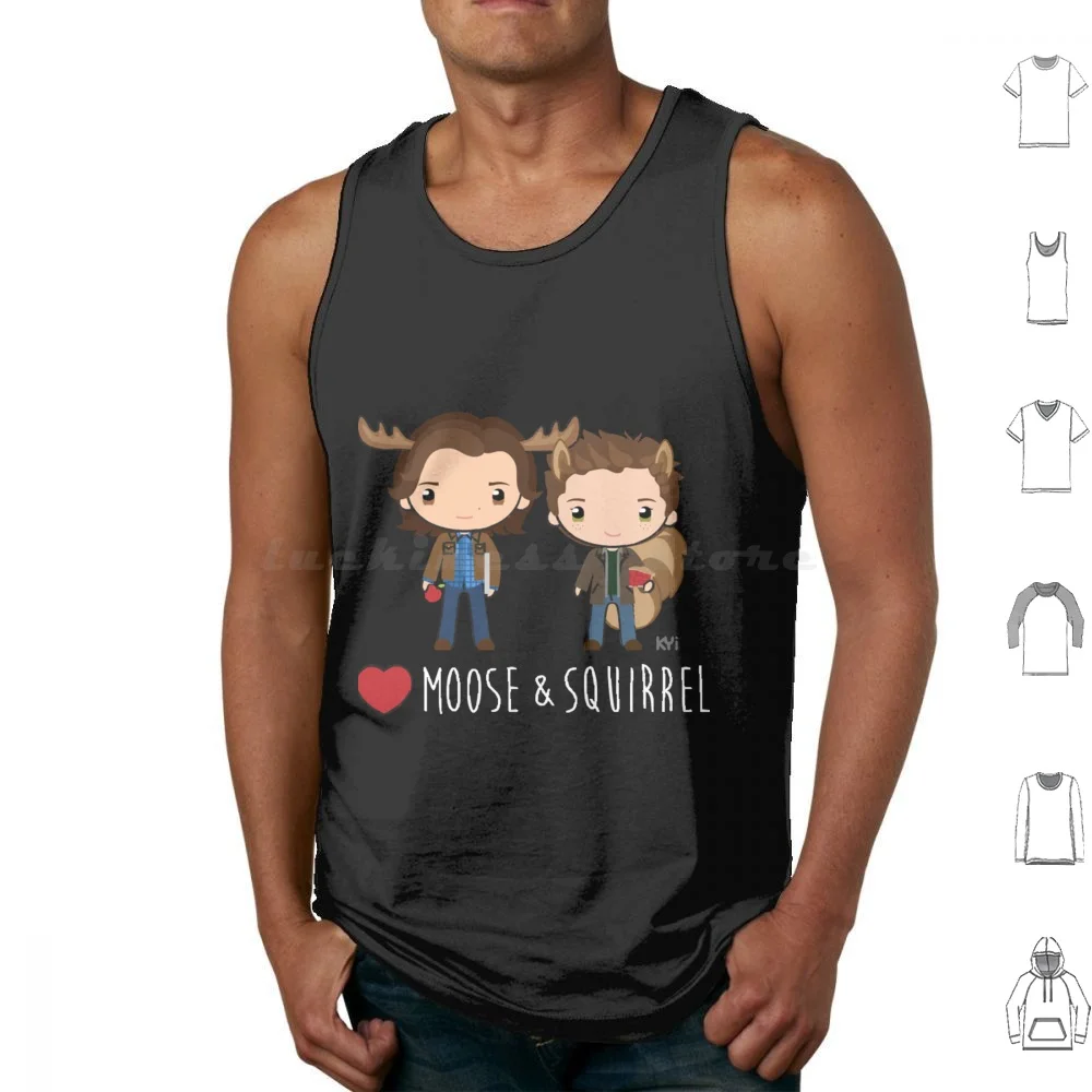 Love Moose & Squirrel-Supernatural Tank Tops Print Cotton Love Moose Amp Squirrel Supernatural 
Love Moose & Squirrel-Supernatural Tank Tops Print Cotton Love Moose Amp Squirrel Supernatural