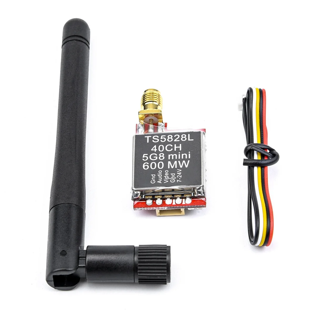 TS5828L 600MW 5.8Ghz 40CH Mini FPV Transmitter VTX LED Display Tiny RC FPV Camera Goggles Drone DIY Accessories Module
TS5828L 600MW 5.8Ghz 40CH Mini FPV Transmitter VTX LED Display Tiny RC FPV Camera Goggles Drone DIY Accessories Module