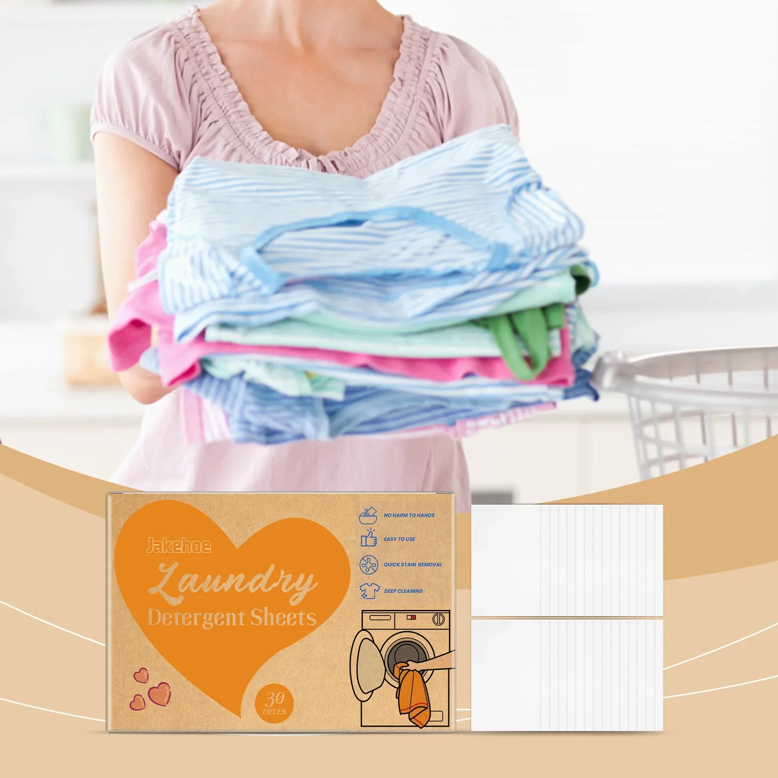 Daily Clothing Care Laundry Detergent Sheets - Gentle Formula Aids Stain Removal Portable Supports Home Travel Fabric Cleaning
Daily Clothing Care Laundry Detergent Sheets - Gentle Formula Aids Stain Removal Portable Supports Home Travel Fabric Cleaning