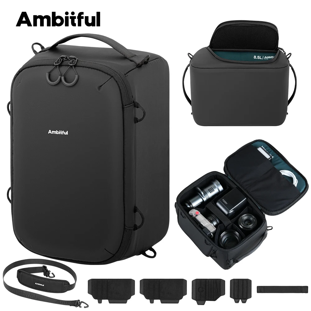 Сумка-вкладыш Ambitful Om Cube-M для камеры, открытая сторона, разделитель «сделай сам», многофункциональная сумка через плечо, емкость 8,5 л для вспышки камеры
Сумка-вкладыш Ambitful Om Cube-M для камеры, открытая сторона, разделитель «сделай сам», многофункциональная сумка через плечо, емкость 8,5 л для вспышки камеры