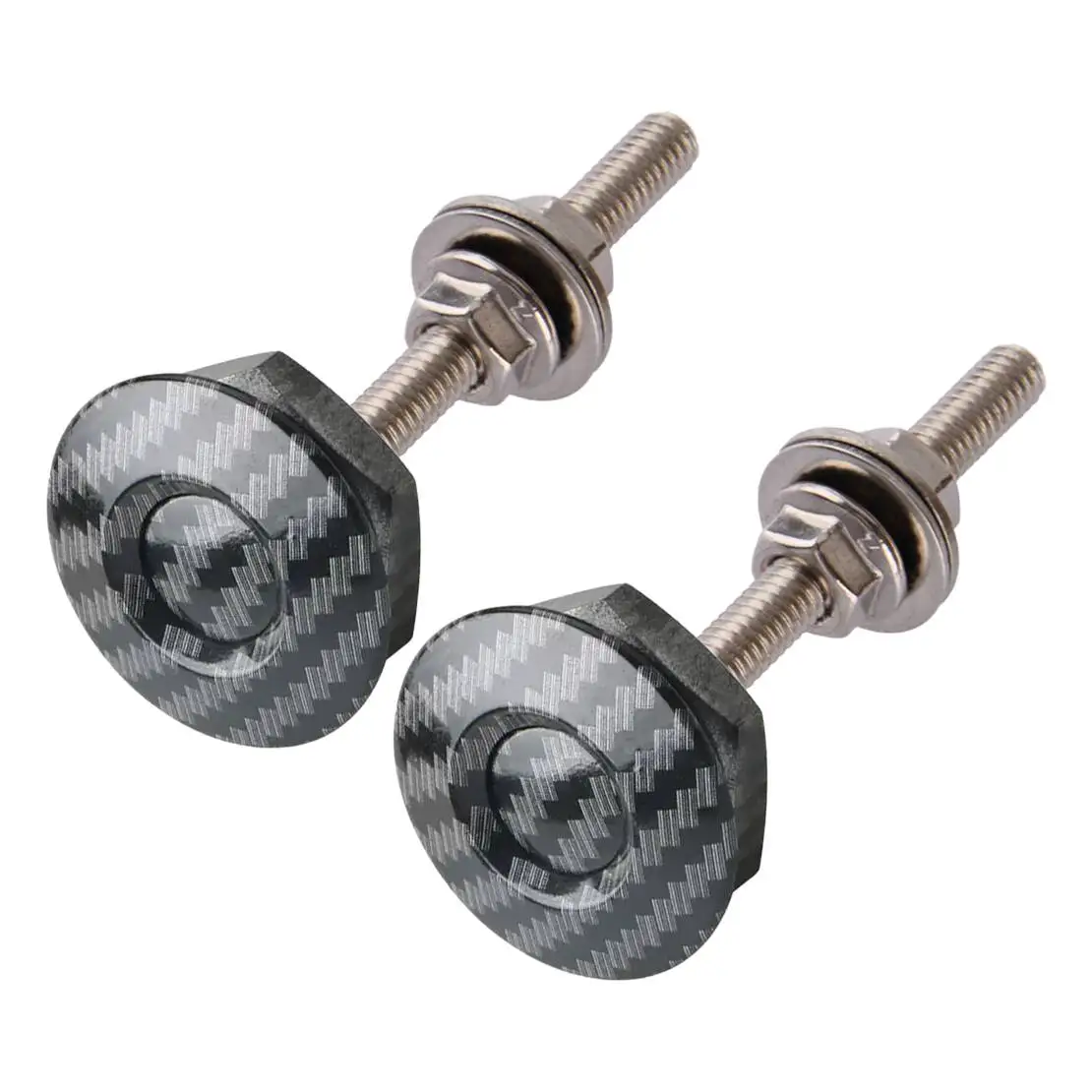 2pcs 30mm Universal Car Auto Push Button Quick Release Hood Bonnet Pins Lock Clip Bumper Latch Carbon Fiber Texture Style
2pcs 30mm Universal Car Auto Push Button Quick Release Hood Bonnet Pins Lock Clip Bumper Latch Carbon Fiber Texture Style
