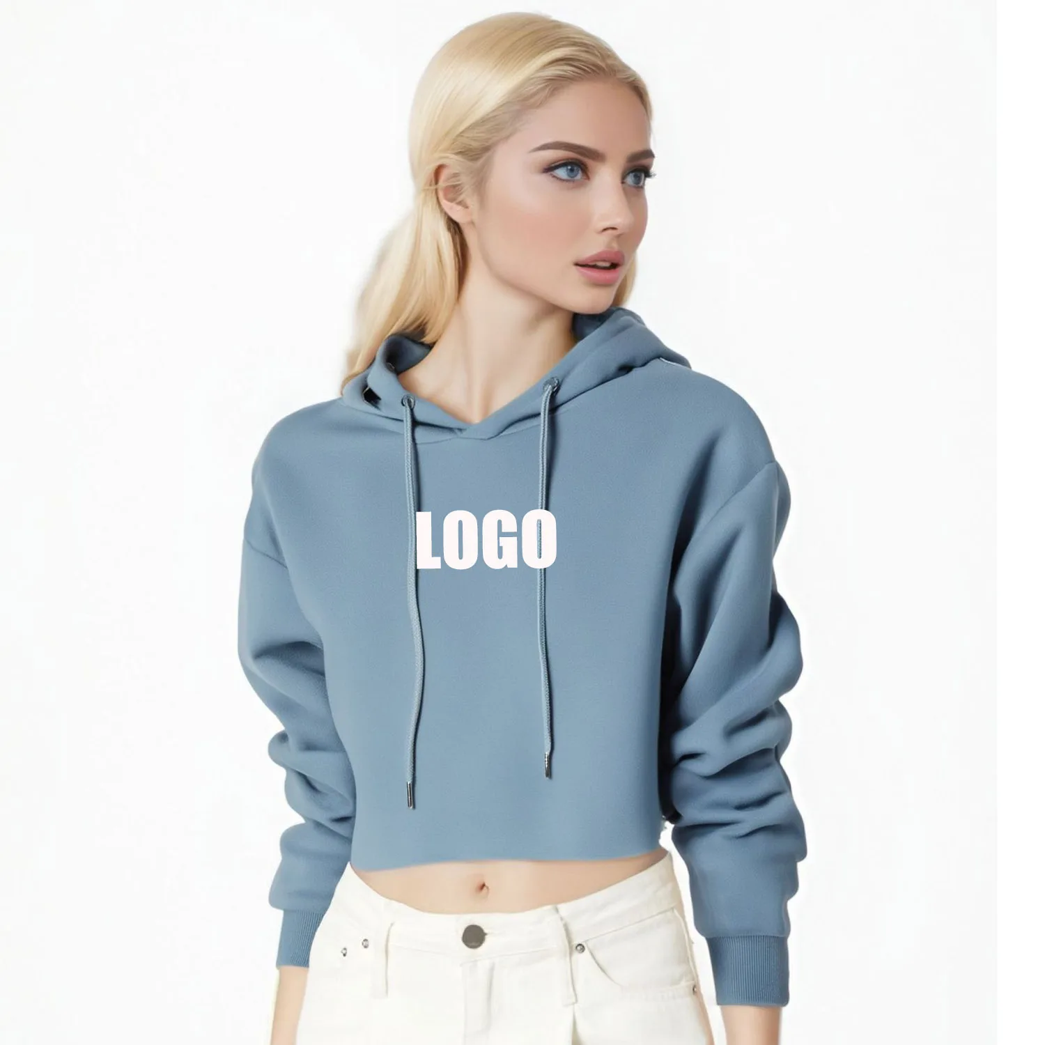 Custom LOGO Women's New Spring and Autumn Short Fleece Sweater Hooded Navel Sexy Street Pullover Sports Top
Custom LOGO Women's New Spring and Autumn Short Fleece Sweater Hooded Navel Sexy Street Pullover Sports Top