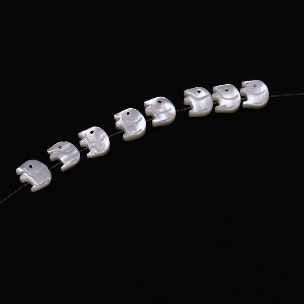 Elephant Shaped Natural Seawater Shell Beads 9x11mm Straight Holes Loose Bead Jewelry Accessory 10 Pcs for DIY Making Bracelet
Elephant Shaped Natural Seawater Shell Beads 9x11mm Straight Holes Loose Bead Jewelry Accessory 10 Pcs for DIY Making Bracelet