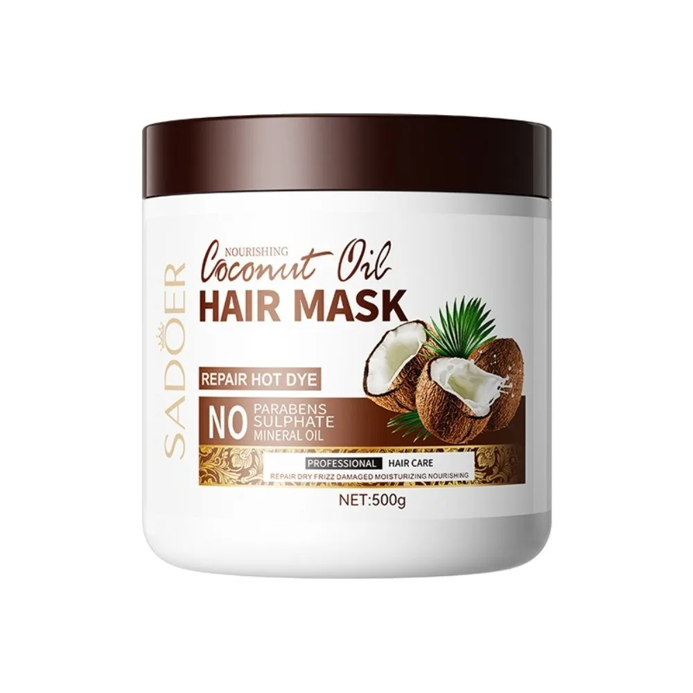 New 500g Coconut Oil Hair Mask Anti-Breakage Smoothing Anti-Frizz Hair Treatment Moisturizing Hair Cream
New 500g Coconut Oil Hair Mask Anti-Breakage Smoothing Anti-Frizz Hair Treatment Moisturizing Hair Cream