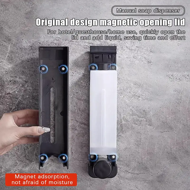 Dispenser For Kitchens And Bathrooms No Drilling Required500ml Large Capacity Wall Mounted Liquid Soap
Dispenser For Kitchens And Bathrooms No Drilling Required500ml Large Capacity Wall Mounted Liquid Soap