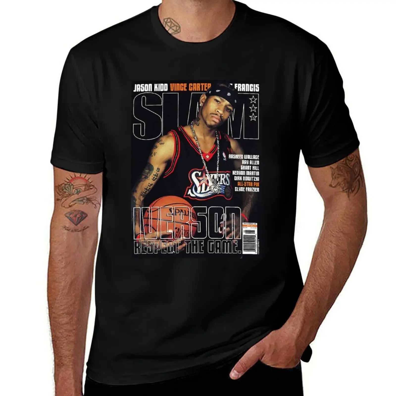 Slam Magazine Issue 42 Allen Iverson T-Shirt street wear T-shirts oversize anime plain black t shirts men
Slam Magazine Issue 42 Allen Iverson T-Shirt street wear T-shirts oversize anime plain black t shirts men