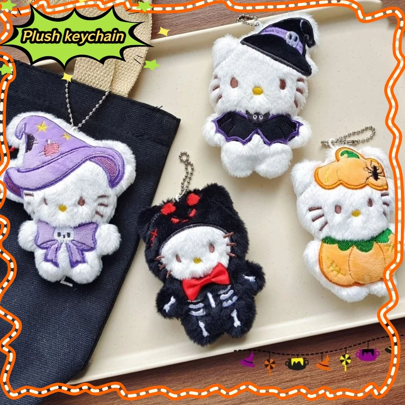 New Cute Kitten Plush Keychain Cartoon Halloween Funny Cross Dressing Doll Car Hanging Decoration Couple Backpack Plush Pendant 
New Cute Kitten Plush Keychain Cartoon Halloween Funny Cross Dressing Doll Car Hanging Decoration Couple Backpack Plush Pendant