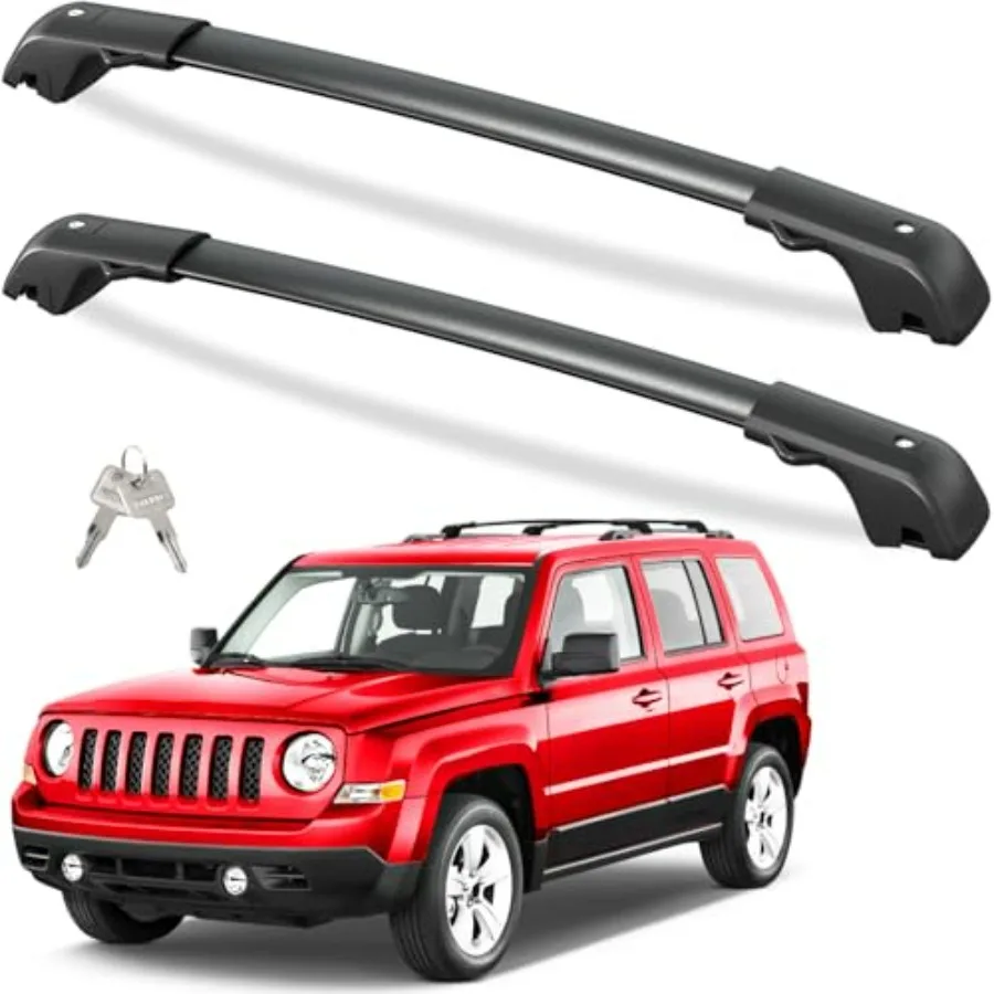 300lbs Lockable Roof Rack Cross Bars Compatible with Jeep Patriot 2007-2017 with Raised Side Rails Heavy Duty Anti-Theft Alumin
300lbs Lockable Roof Rack Cross Bars Compatible with Jeep Patriot 2007-2017 with Raised Side Rails Heavy Duty Anti-Theft Alumin