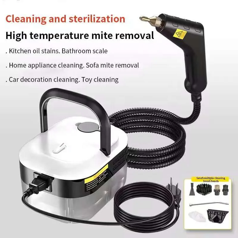 2500W High-Pressure Handheld Steam Cleaner – Multi-Function Machine for Car, Kitchen & Home Use
2500W High-Pressure Handheld Steam Cleaner – Multi-Function Machine for Car, Kitchen & Home Use
