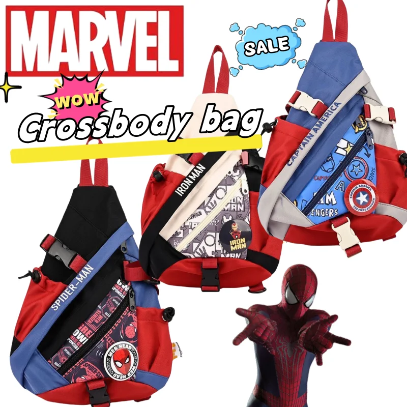 Spiderman Iron Man Captain America Cartoon Creative Kawaii High Value Large Capacity Multifunctional Peripheral Crossbody Bag
Spiderman Iron Man Captain America Cartoon Creative Kawaii High Value Large Capacity Multifunctional Peripheral Crossbody Bag
