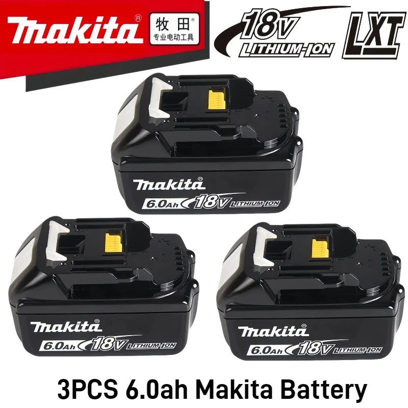 Makita 18V 6.0Ah/5.0Ah/3.0Ah battery rechargeable tool battery, for Makita BL1860B BL1850B BL1840B BL1830B BL1815B battery
Makita 18V 6.0Ah/5.0Ah/3.0Ah battery rechargeable tool battery, for Makita BL1860B BL1850B BL1840B BL1830B BL1815B battery